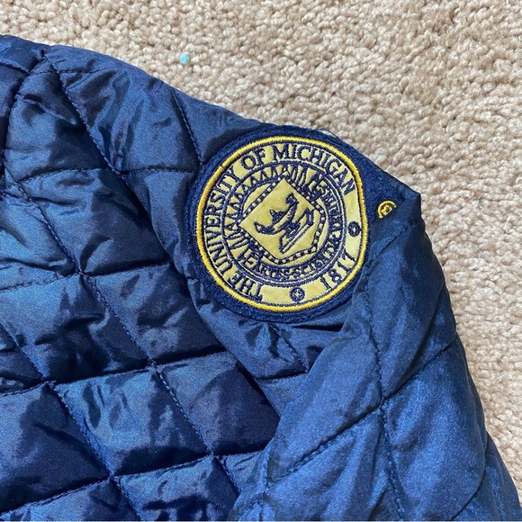 Vintage University Michigan Wolverines REVERSIBLE Full Zip Jacket - Picture 12 of 16